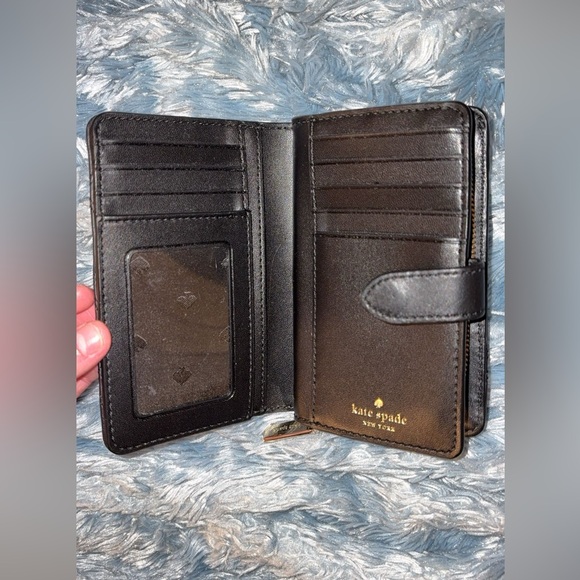 Kate Spade Black Quilted Wallet - Picture 10 of 11